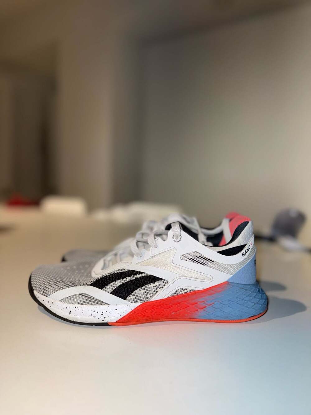Reebok Nano X Women's Training Shoes White Vivid Orange EF7533